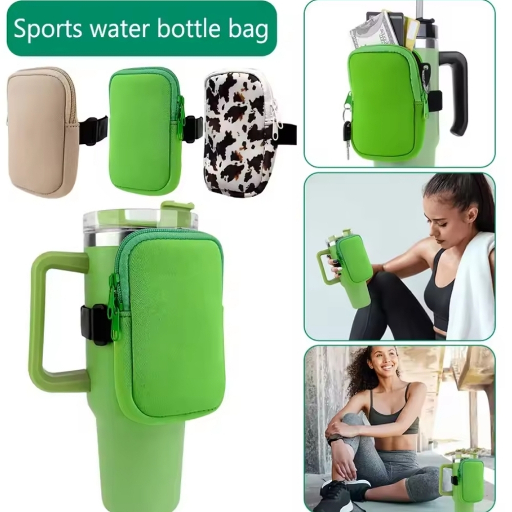 Fitness Cup Storage Bag Portable Handheld Water Cup Side Bags for Water Bottle‎